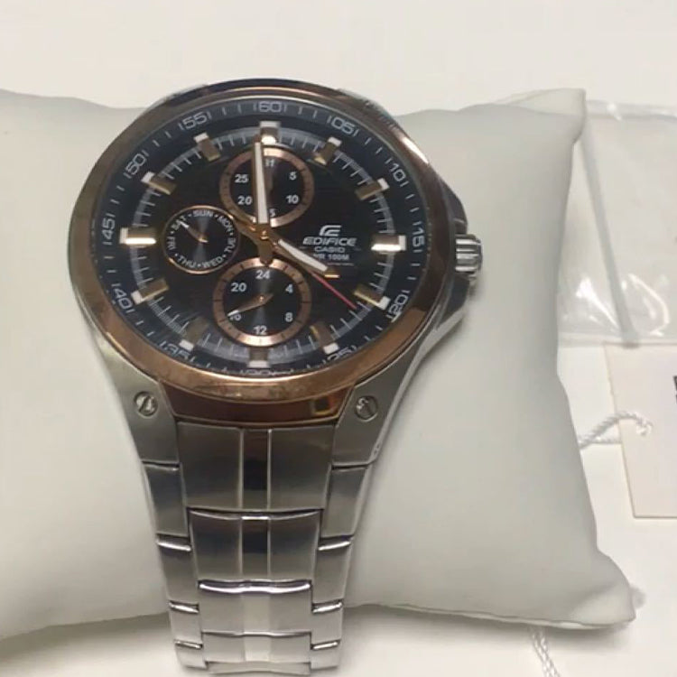 Men's CASIO EDIFICE Series Classic IP Watch Mens Black Analog EF-326D-5AV