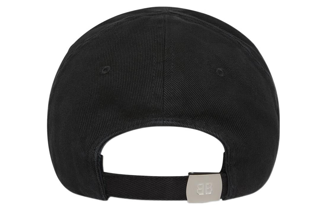 (WMNS) Balenciaga Paris Logo Baseball Cap 'Black White' 680748410B20107