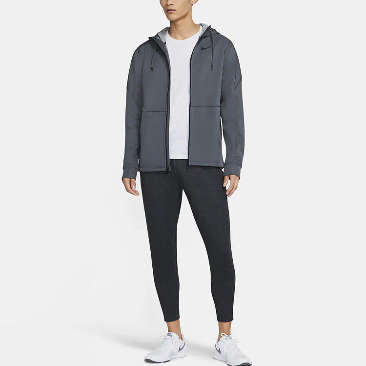 Nike Therm logo Training Hooded Jacket Gray CU7359-068
