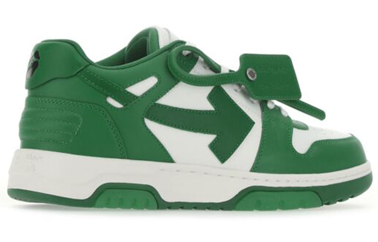 Off-White Out Of Office Low-topSports Shoes Green OMIA189S21LEA0010155