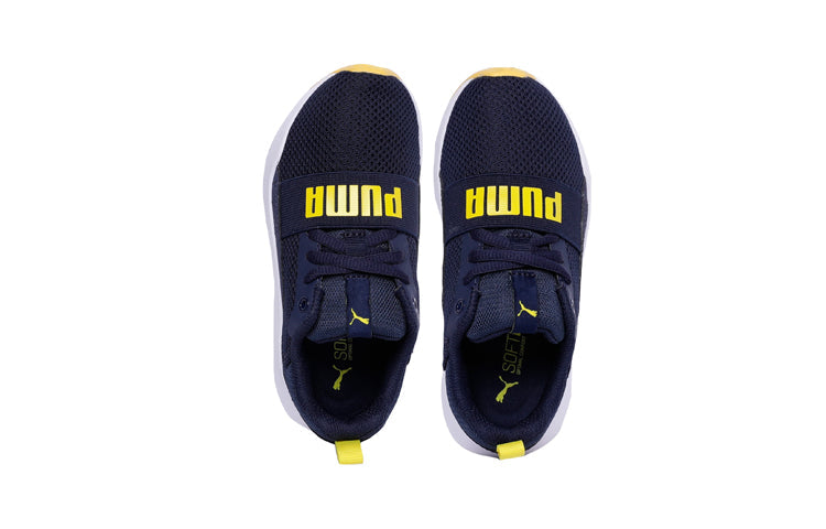 (PS) PUMA Wired SoftFoam Running Shoes Blue/Yellow 366903-05