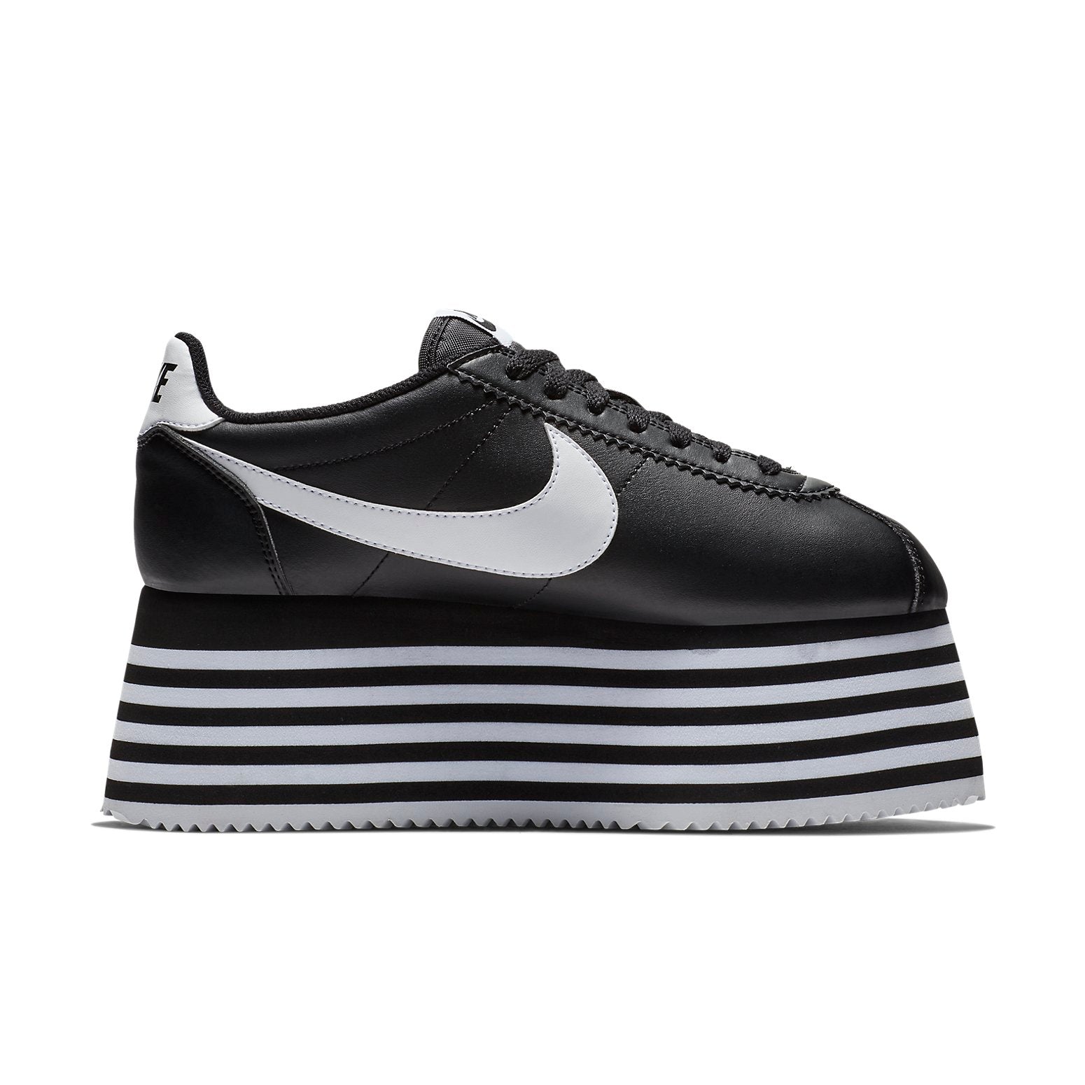 (WMNS) Nike Cortez x COMME des GARCONS 'Black White' BV0070-001