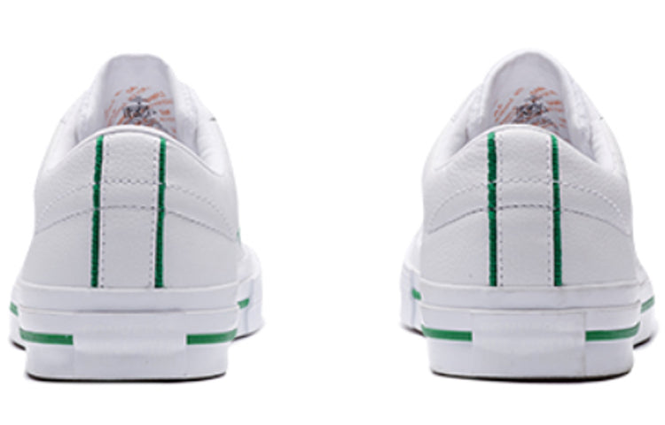Converse One Star Ox Leather White/Green Original Style 161566C