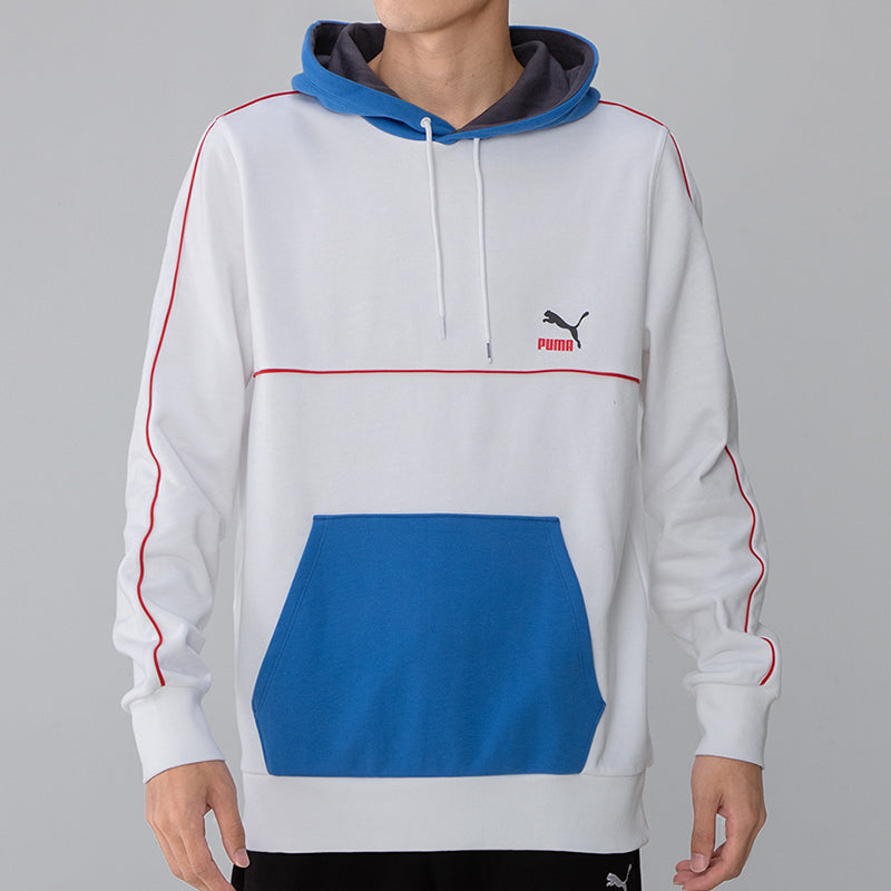 PUMA CLSX ColBlock Hoodie 'White' 534158-02