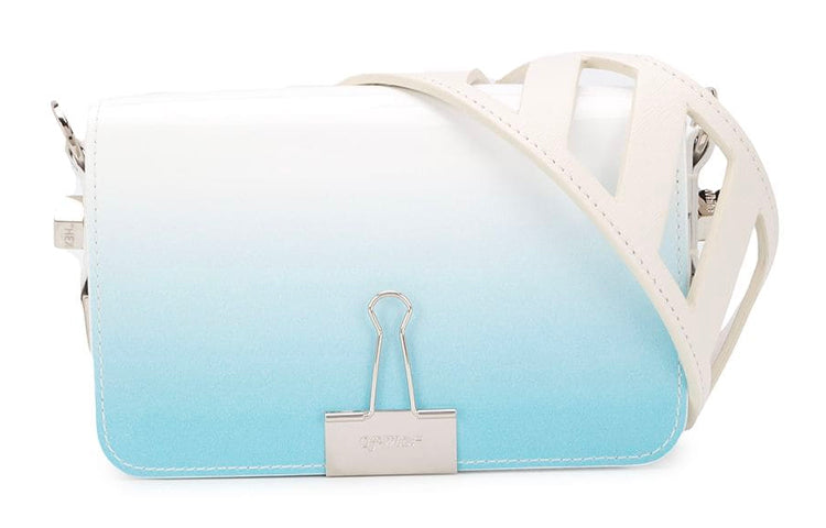 (WMNS) Off-White Flap shoulder bag Little Blue OWNA038R20G990683100