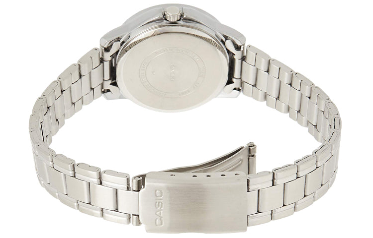 CASIO Quartz Waterproof Silver Analog LTP-V004D-7BUDF
