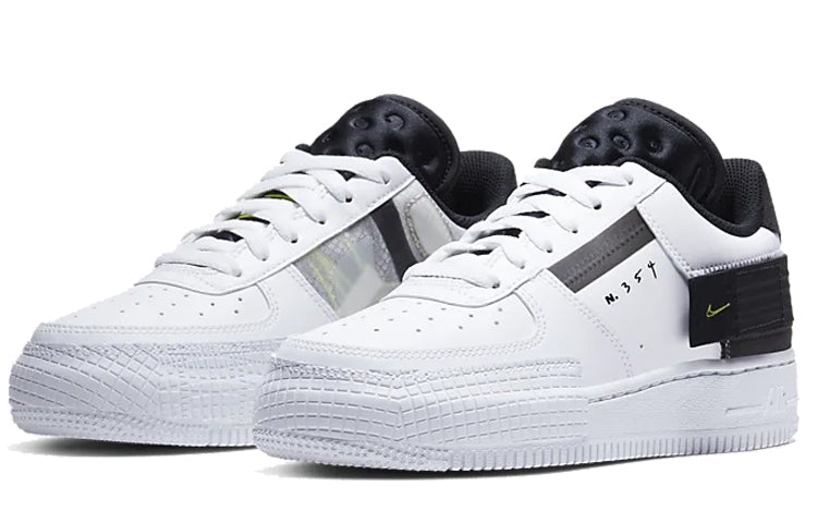 (GS) Nike Air Force 1 Type 'White Black Volt' BQ4793-101