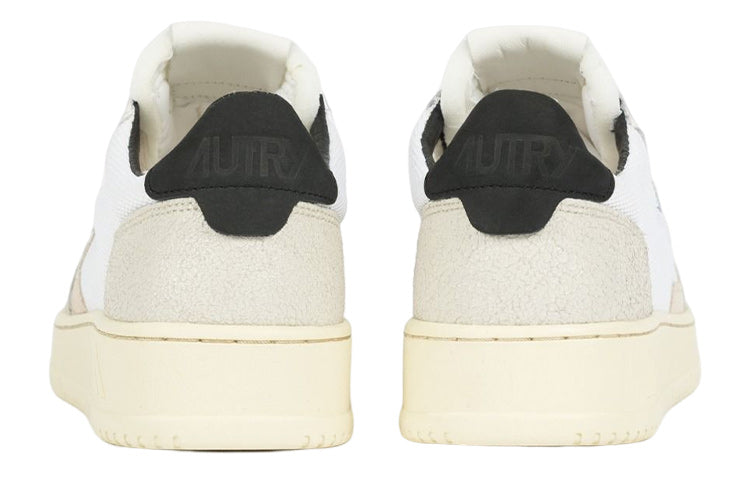 Autry Medalist Capra with Nubuck Low 'White Black' AULM-CN02