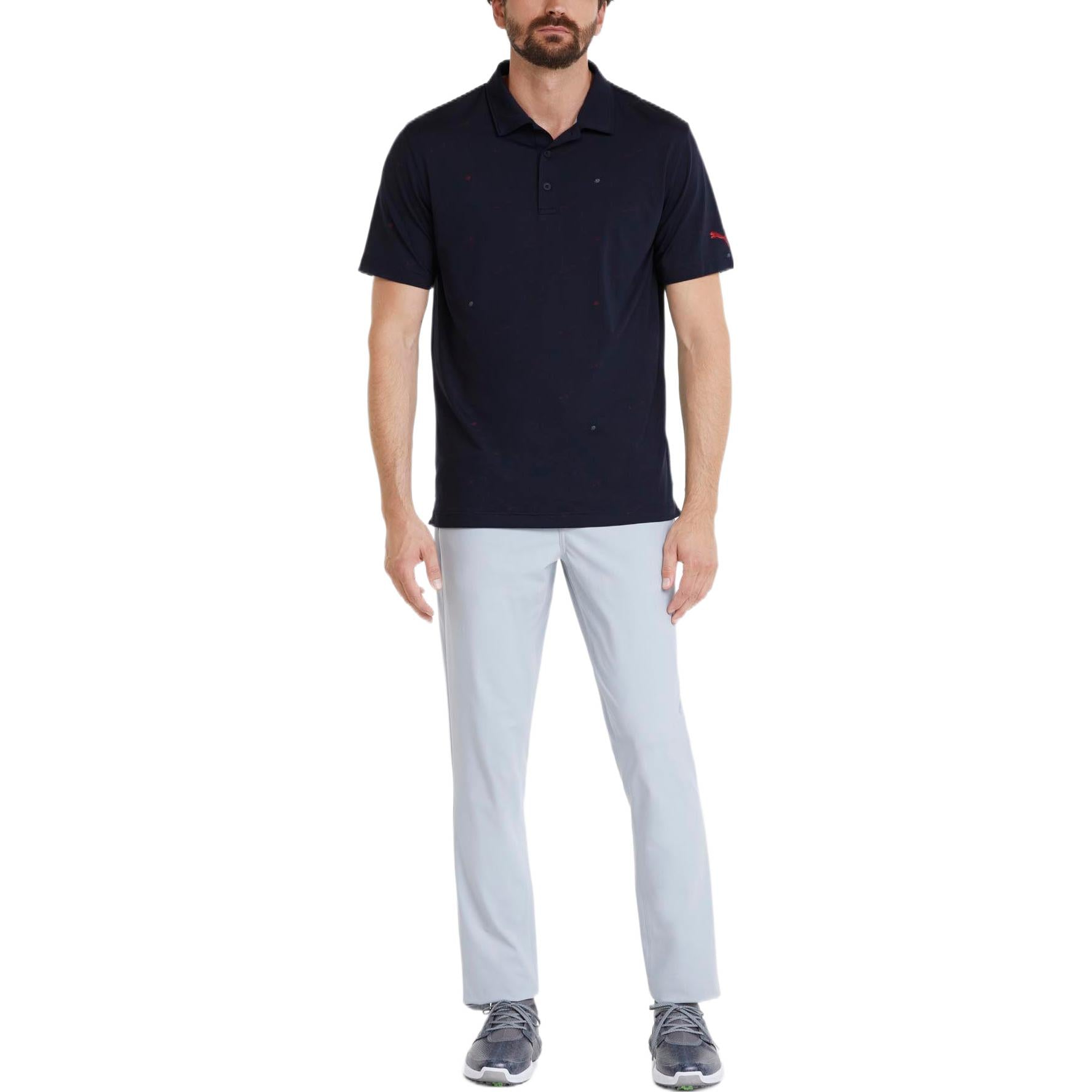 PUMA Cloudspun Love Golf Polo Shirt 'Navy' 533854