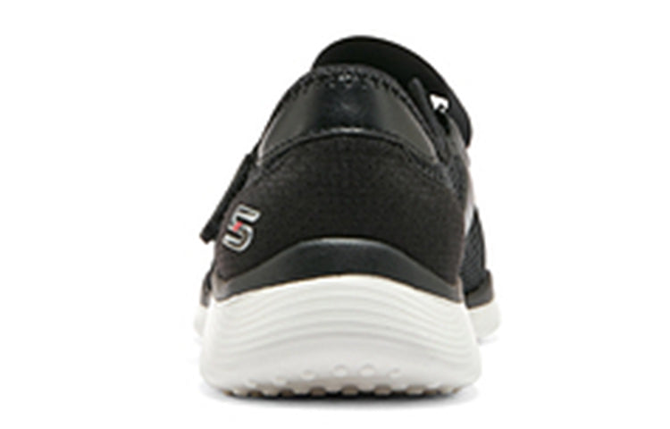 (WMNS) Skechers Lightweight Sports Shoes 'Black White' 896097-BKW