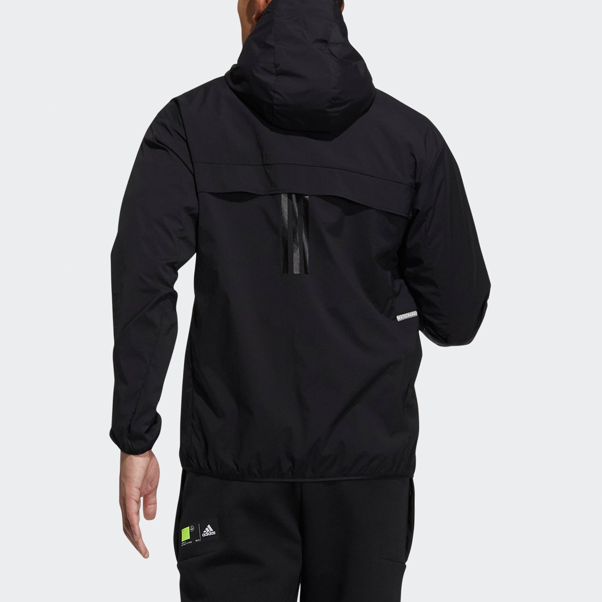 adidas Sports Windproof Woven Hooded Jacket Black GP0976