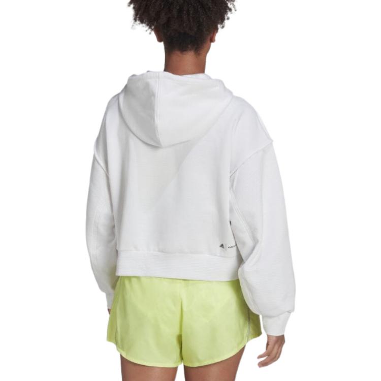 (WMNS) adidas x Karlie Kloss Hoodie 'White' HB1448