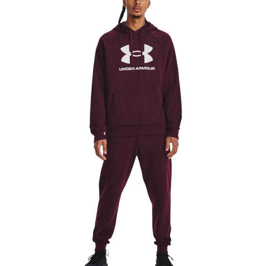 Under Armour Rival Fleece Logo Hoodie 'Burgundy' 1379758-600