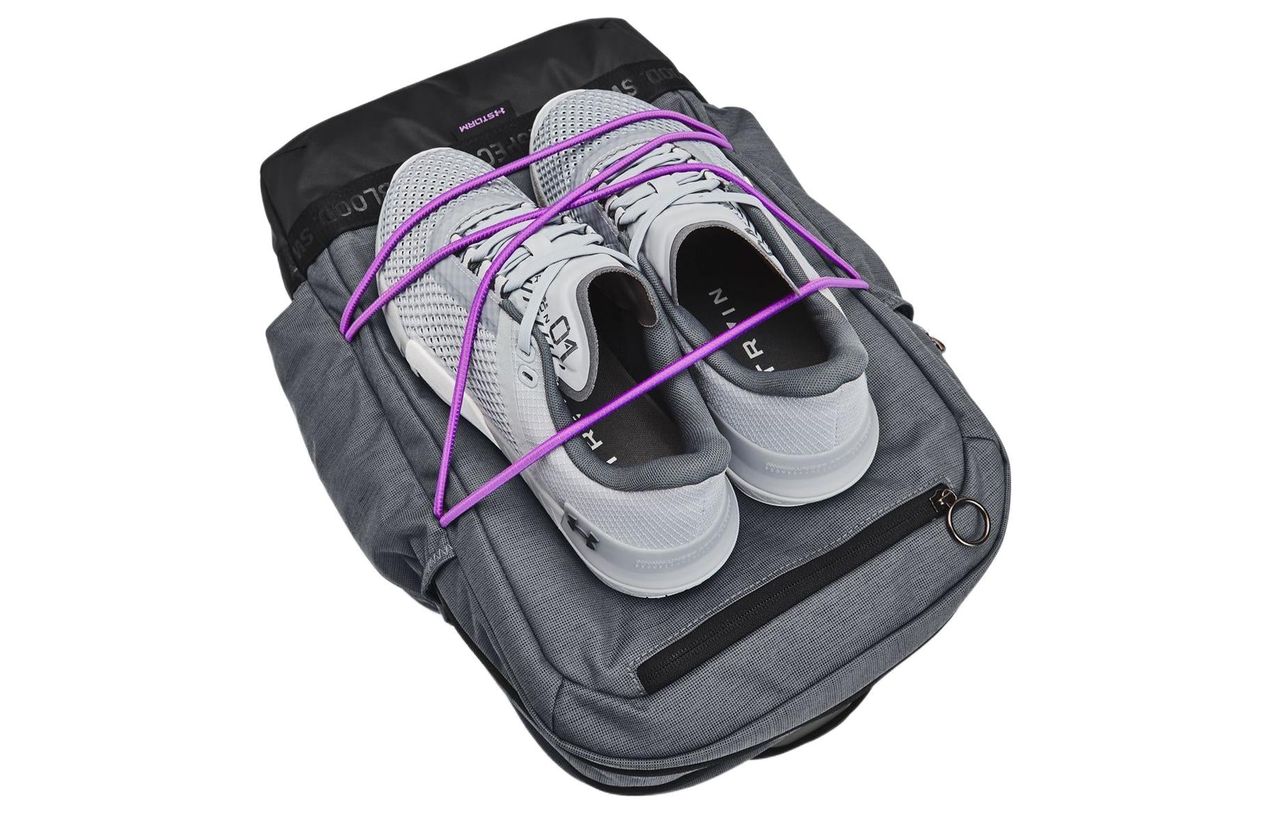 Under Armour Project Rock Brahma Backpack 'Grey Purple' 1372291-002