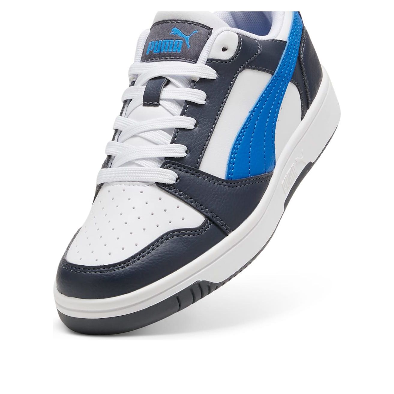 (GS) PUMA Rebound V6 Low 'Hyperlink Blue Galactic Grey' 393833-16
