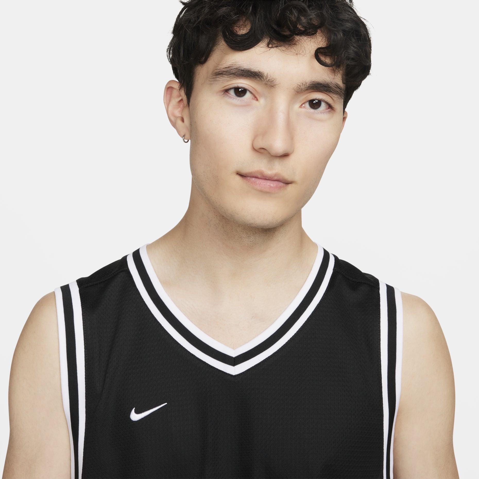 Nike DNA Basketball Jersey 'Black White' FQ3708-010