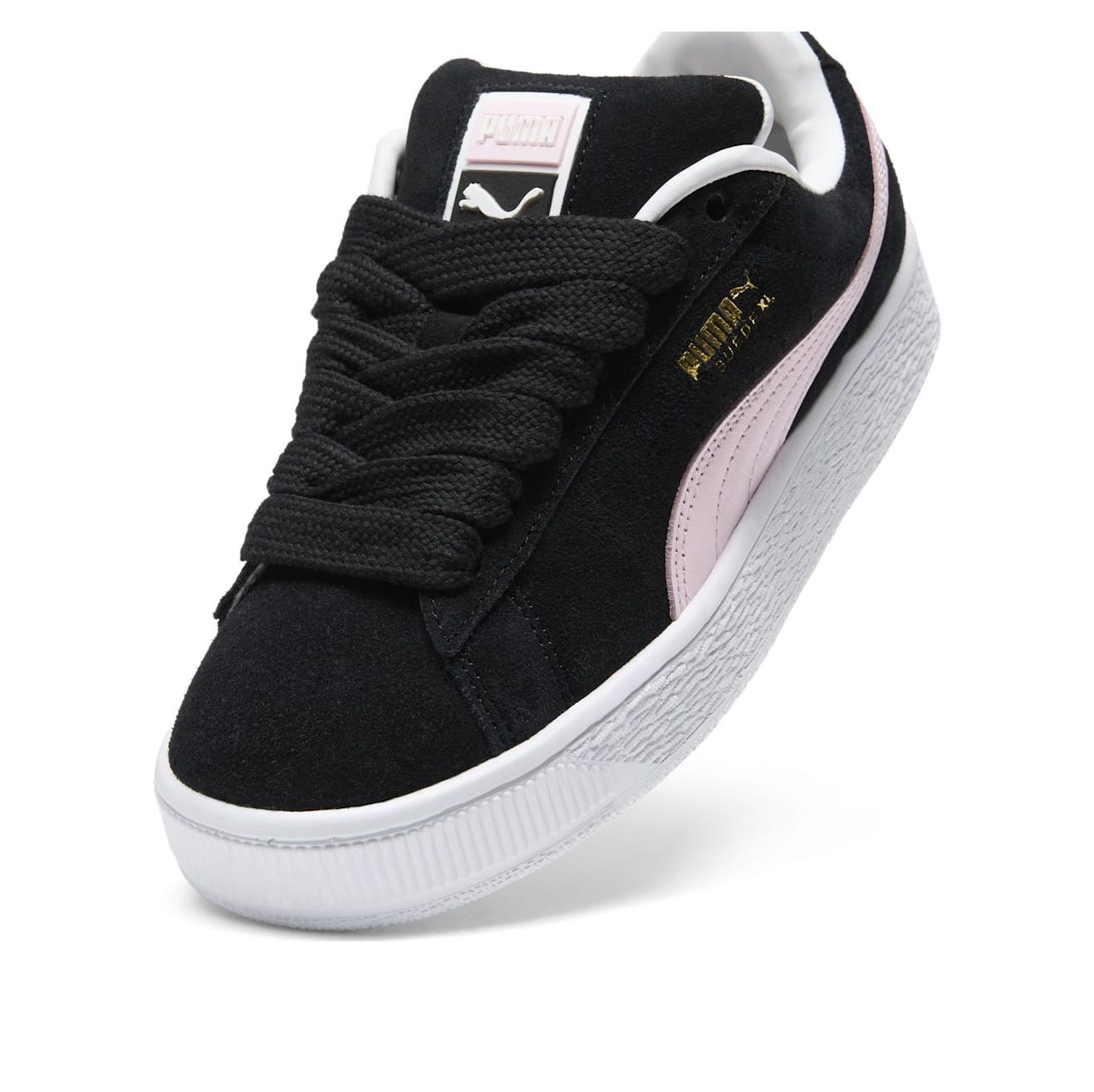 (WMNS) PUMA Suede XL 'PUMA Black Whisp Of Pink' 397648-04