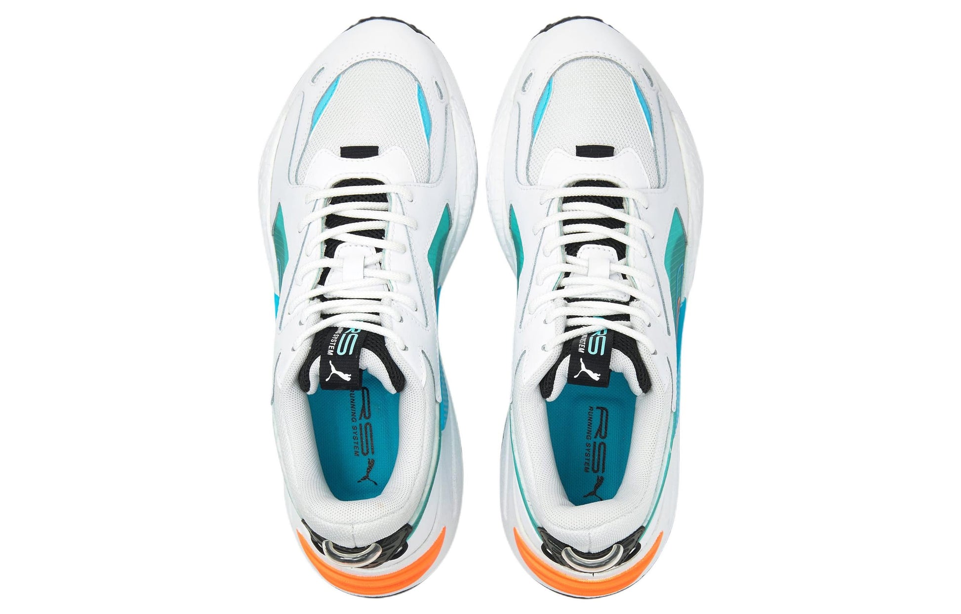 PUMA Rs-X Split Athleisure Casual Sports Shoe Unisex White Blue Green 'White Blue' 383409-02