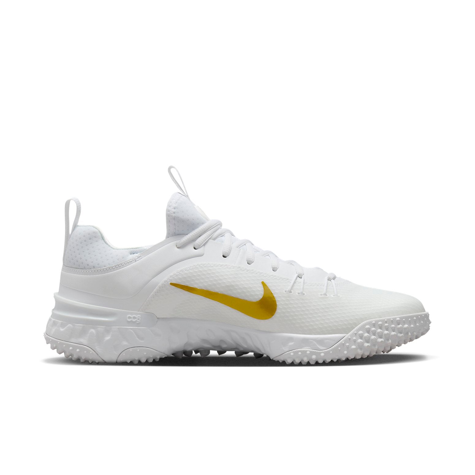 Nike Huarache 9 Elite TF LAX 'White Metallic Vivid Gold' FN0310-100