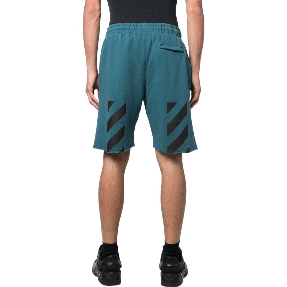 Off-White Logo Track Pants 'Green' OMCI006S22FLE0034810