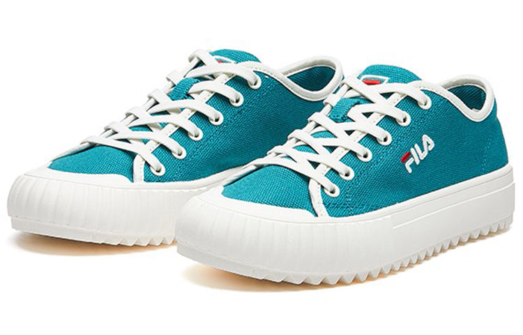 (WMNS) FILA Fmc Series Trail Low Canvas Shoes Blue/White F52W014404FTG