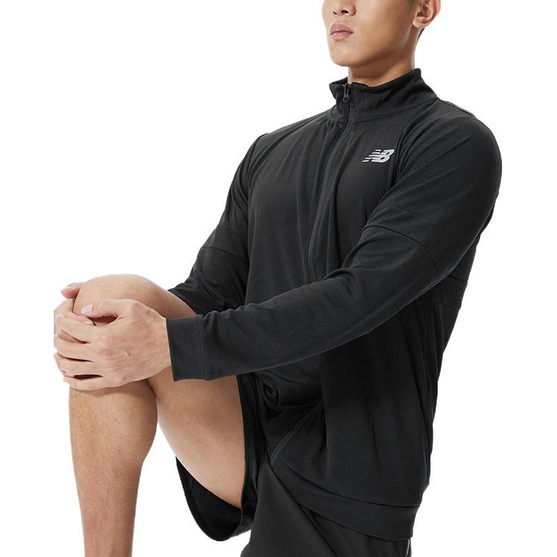 New Balance Tech Training Knit Track Jacket Asia Sizing 'Black' MJ21032-BK