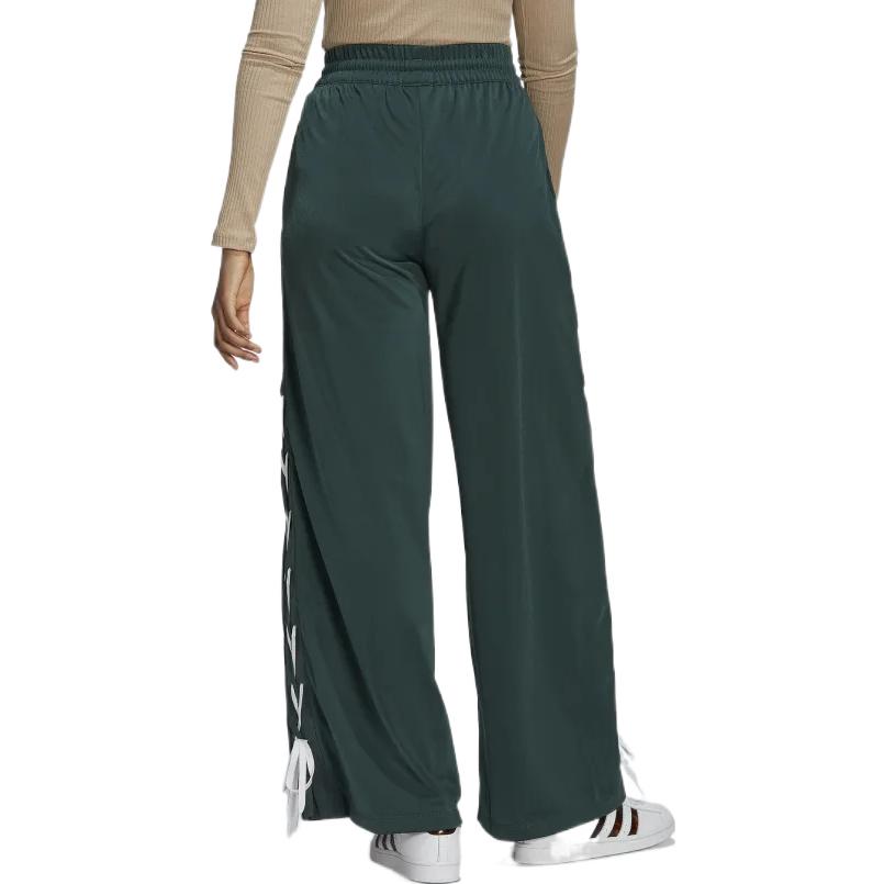 (WMNS) adidas Always Original Laced Wide Leg Pants Asia Sizing 'Green White' HK5086
