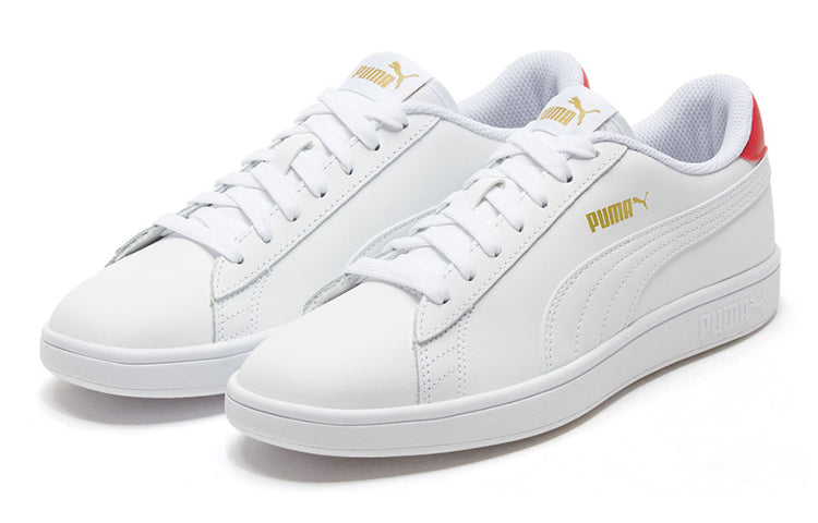 PUMA Smash V2 'White High Risk Red' 365215-17