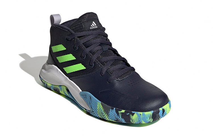 (PS) adidas Own The Game J Wide 'Legend Ink Signal Green' FW4566