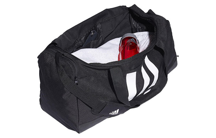 adidas Essentials 3-Stripes Duffel Bag Medium 'Black White' GN2046