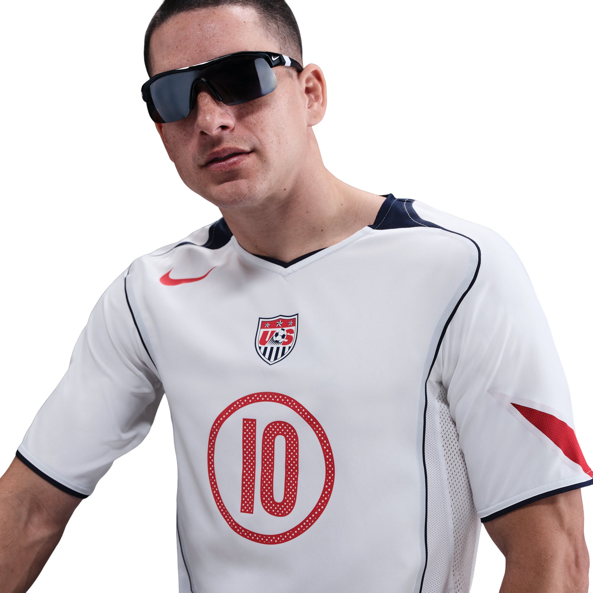 Nike x Landon Donovan USMNT 2004 Total 90 Reissue Jersey 'White Navy Red' IF2944-100
