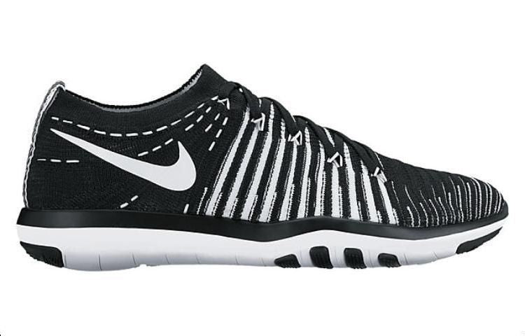 (WMNS) Nike Free Transform Flyknit 'Black White' 833410-010