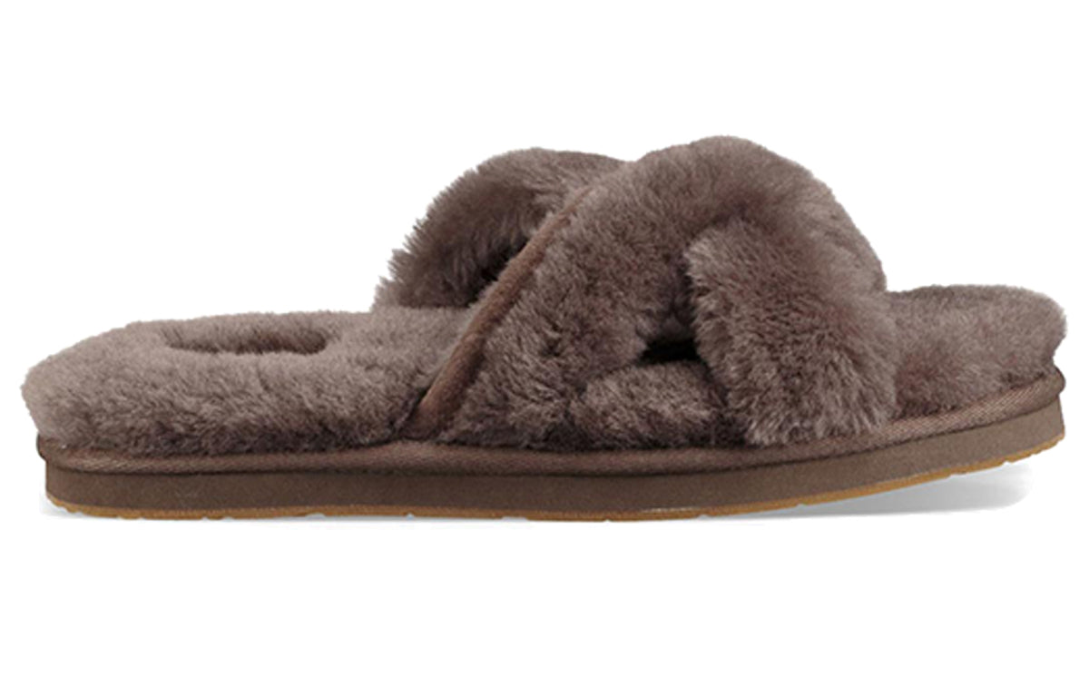 (WMNS) UGG Abela Coffee Slippers 1017548-SLA