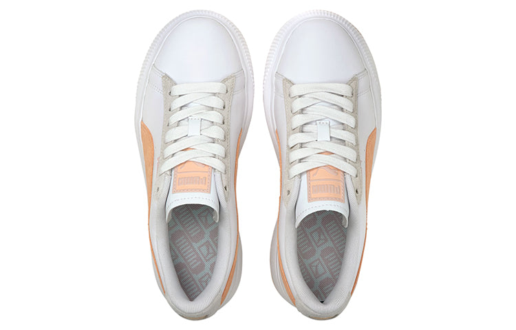 (WMNS) PUMA Suede Mayu White Orange 382581-03