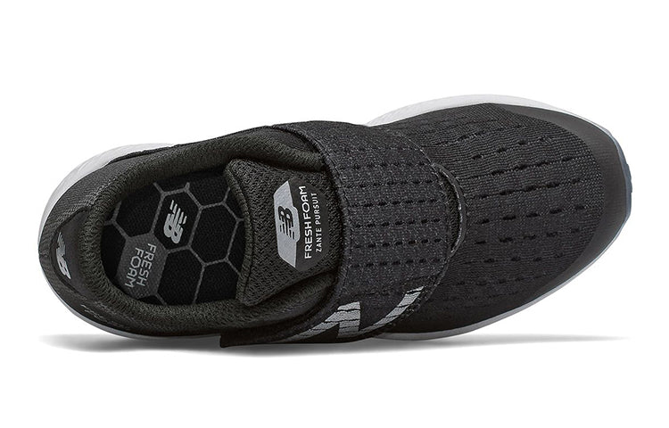 New Balance Hook and Loop Fresh Foam Zante Pursuit 'Black Gray' YXZNPBK