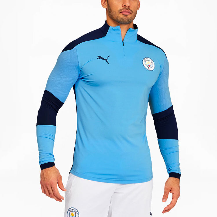 PUMA Manchester City 1/4 Zip Training Shirt 'Blue' 757905-01