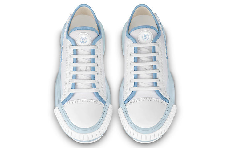 (WMNS) LOUIS VUITTON Squad Sneakers 'White Blue' 1AACWB