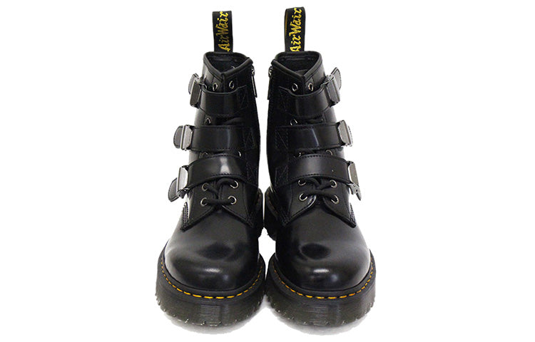 Dr. Martens Thick Sole Martin boots Couple Style Black 25752001