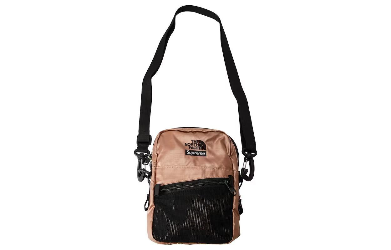 Supreme x THE NORTH FACE Logo Shoulder Bag 'Tan' SU4428