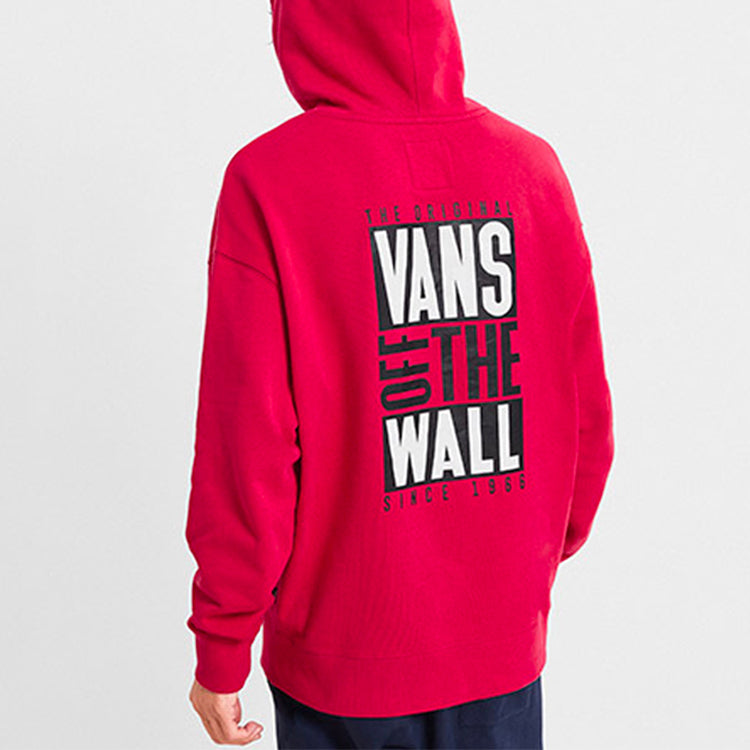 Vans Logo Alphabet Printing Couple Style Red VN0A4ML3IZQ