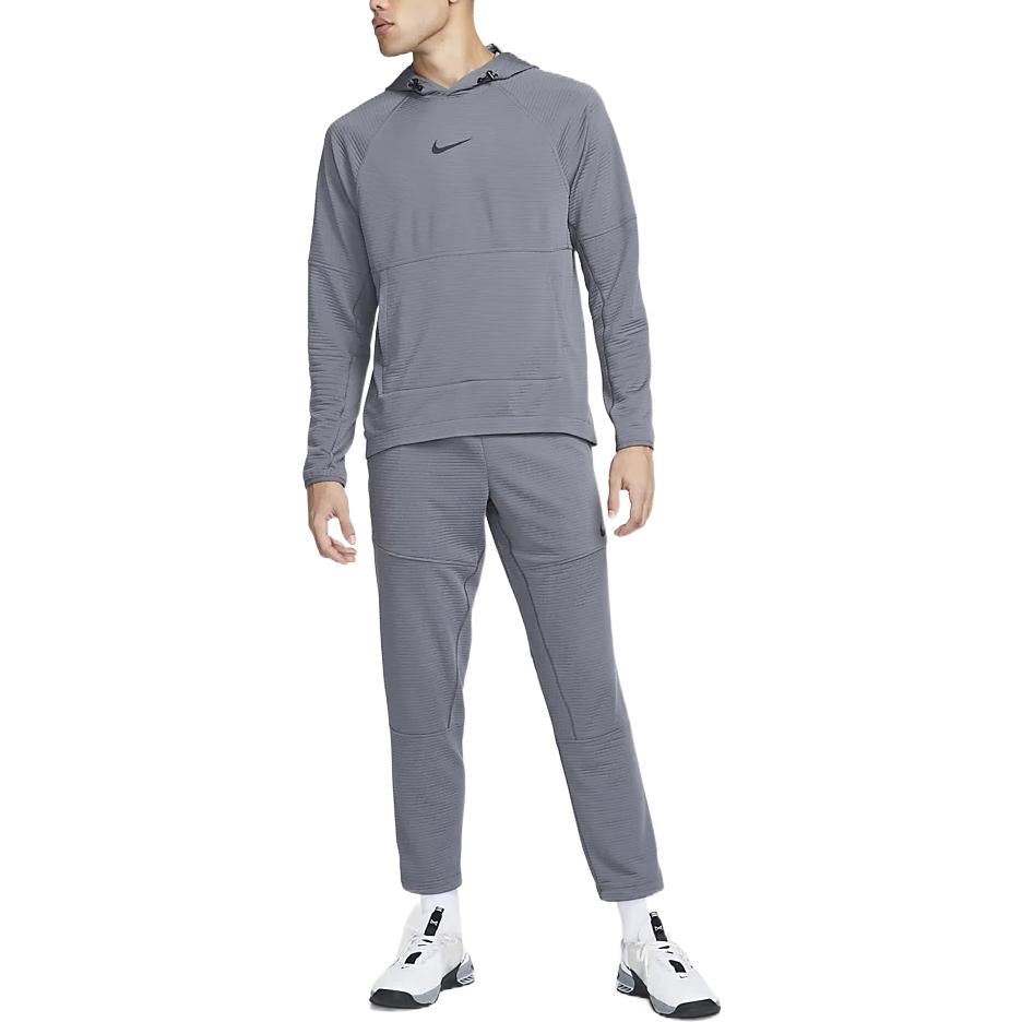 Nike Pro Dri-FIT Fleece Fitness Pullover 'Grey' DV9821-068