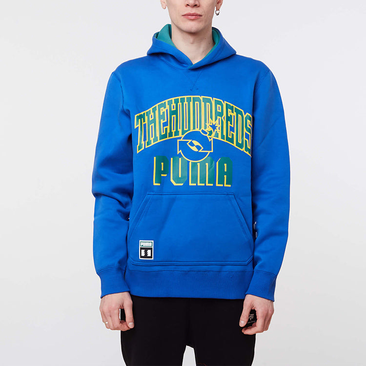 PUMA x The Hundreds Crossover Logo Printing Reversible Blue Green 598311-89