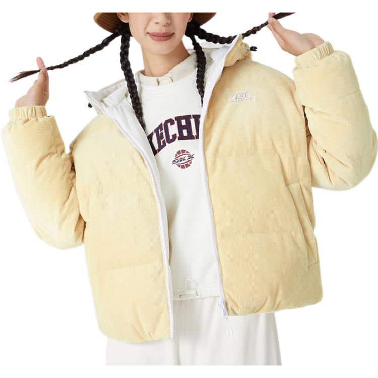 (WMNS) Skechers Reversible Down Jacket 'Multi-Color' L422W098