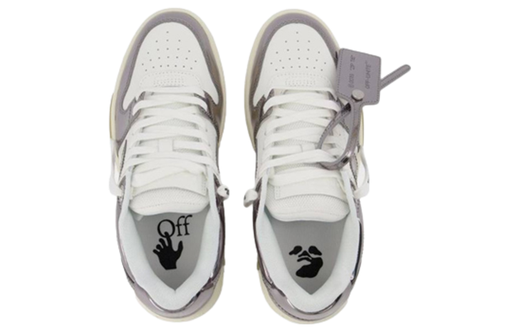 (WMNS) Off-White Out Of Office Mirror Sneaker 'Silver White' OWIA259F22LEA0060172