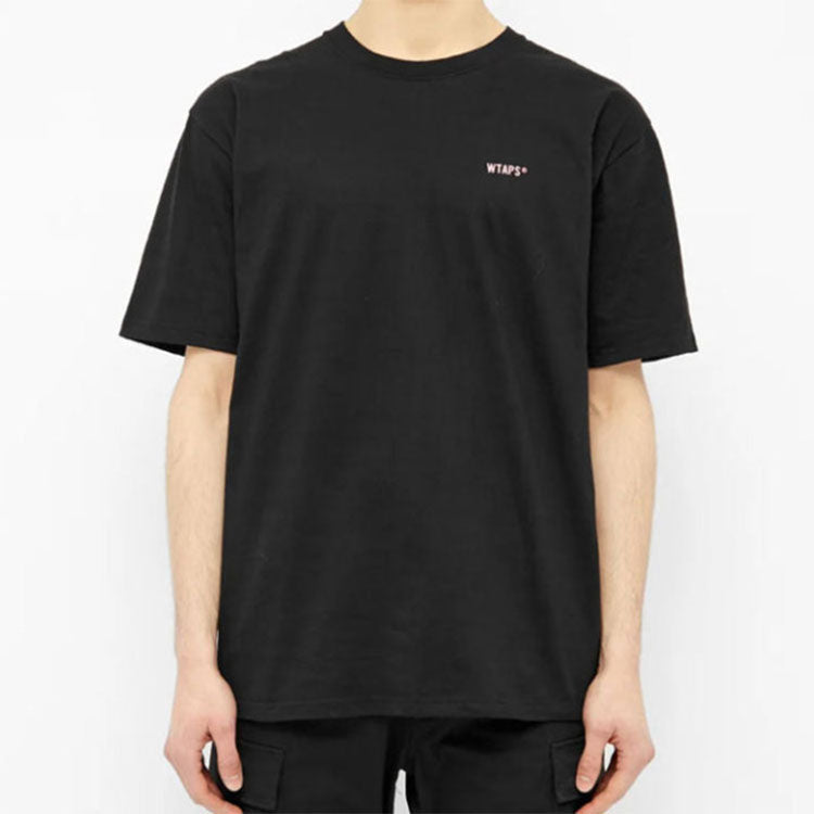 WTAPS GPS TEE SPOT Letters Short-Sleeve Unisex Black 192PCDT-ST06S