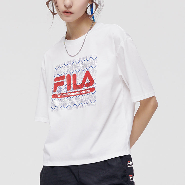 FILA FUSION x White Mountaineering Logo Tee T11W127101A-WT