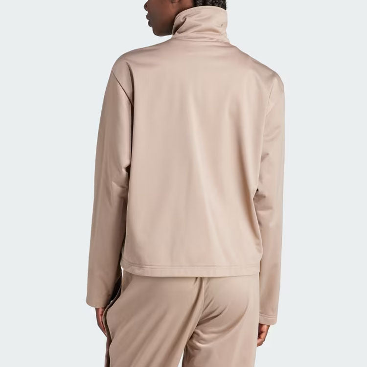 (WMNS) adidas Neutral Court Track Top 'Light Brown' IS5246