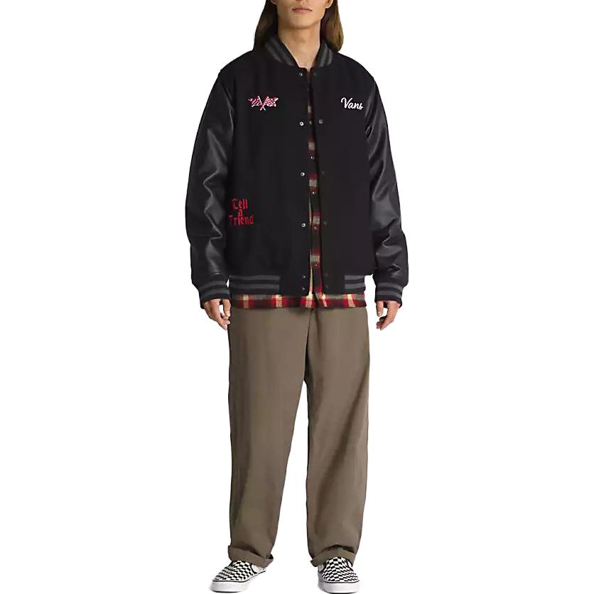 Vans Stevens Varsity Jacket 'Black' VN0008G4BLK