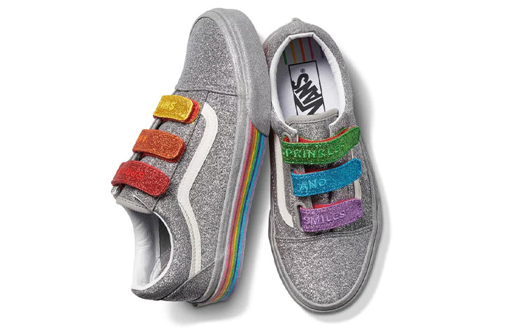Vans Flour Shop x Old Skool V 'Silver Rainbow' VN0A3D292TO