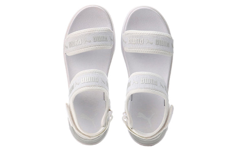 (WMNS) PUMA Sportie Sandal 'White Metallic Silver' 381172-02
